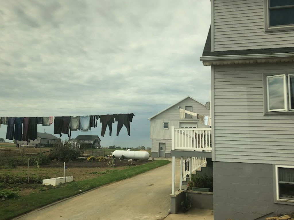 Rocks traditional Amish farms