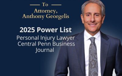 Attorney Anthony Georgelis Named Among Top Personal Injury Lawyers in Central Pennsylvania —Two Years in a Row
