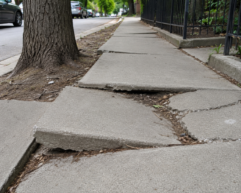 Can I Sue for Falling on an Uneven Sidewalk?